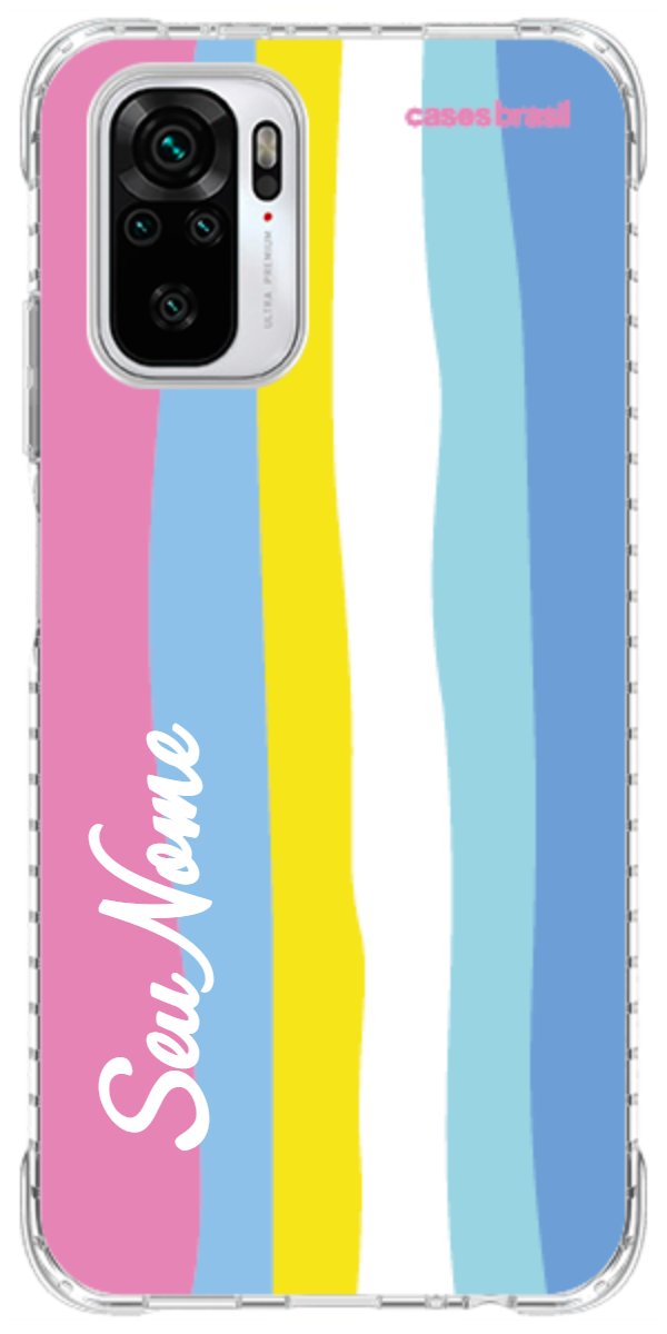 Capinha para Celular Arco-íris Vertical Colorido