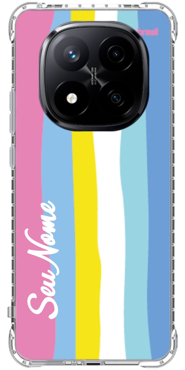Capinha para Celular Arco-íris Vertical Colorido