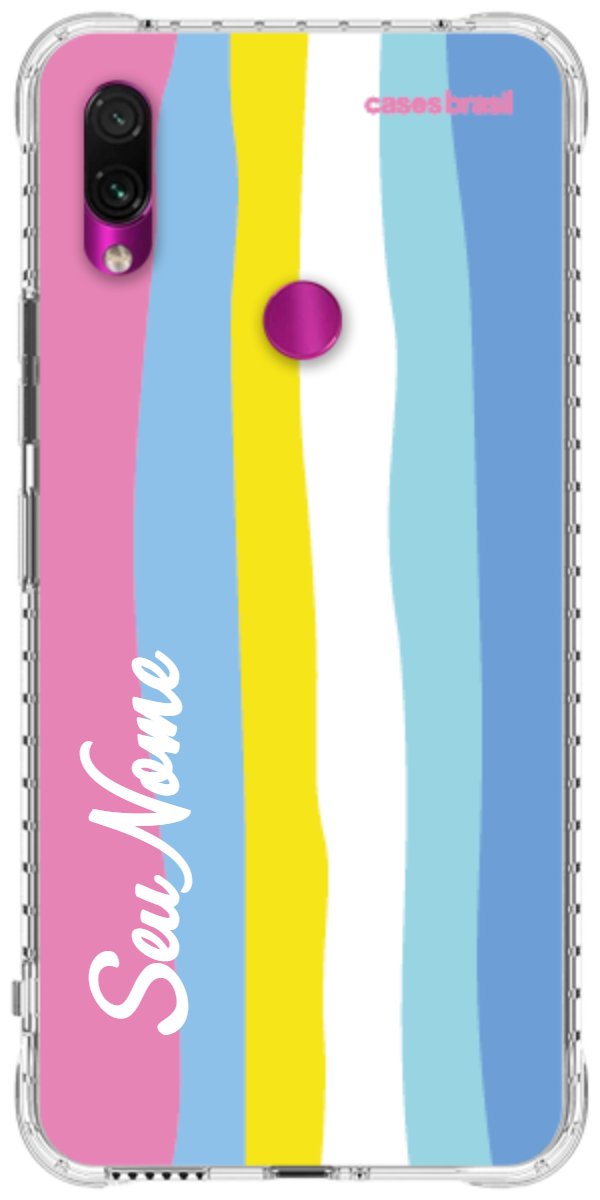 Capinha para Celular Arco-íris Vertical Colorido