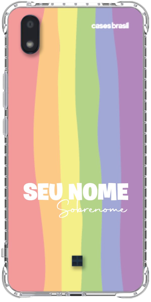 Capinha para Celular Arco-íris Vertical Sobrenome