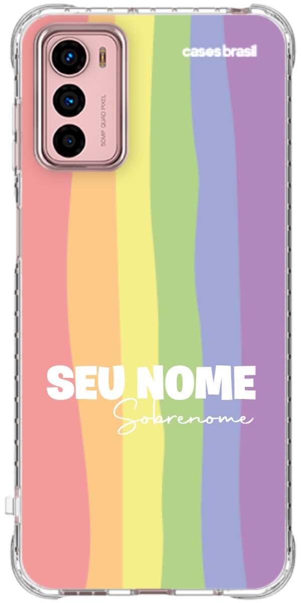 Capinha para Celular Arco-íris Vertical Sobrenome
