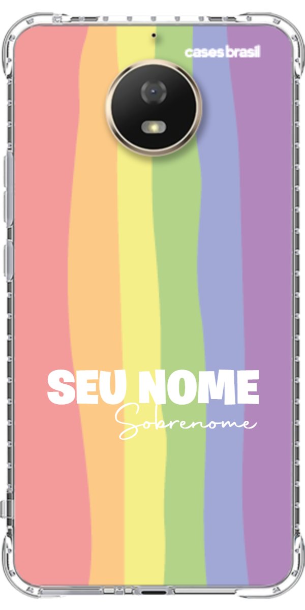 Capinha para Celular Arco-íris Vertical Sobrenome