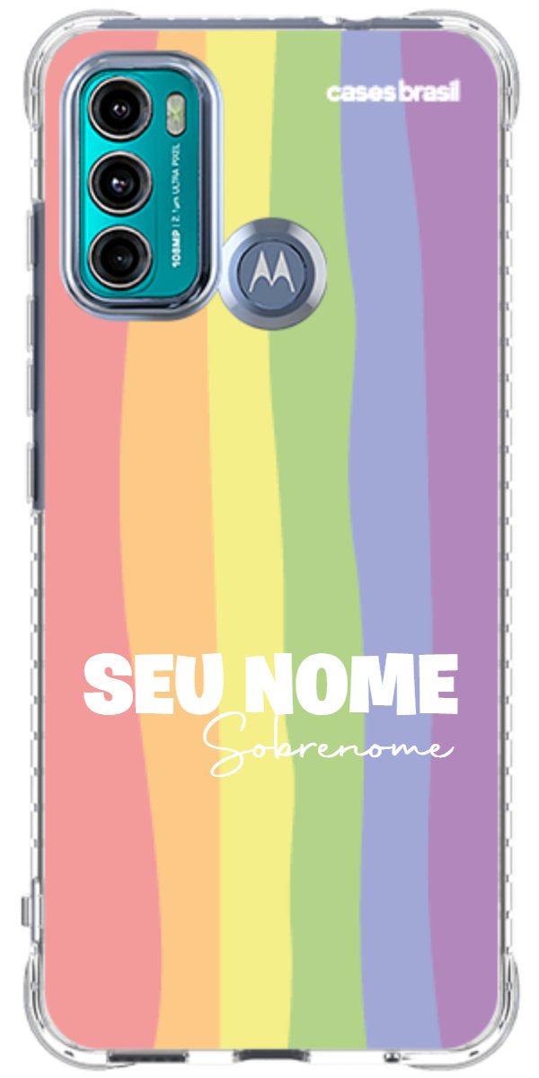 Capinha para Celular Arco-íris Vertical Sobrenome