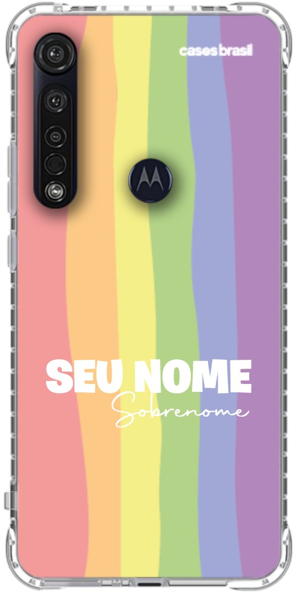 Capinha para Celular Arco-íris Vertical Sobrenome