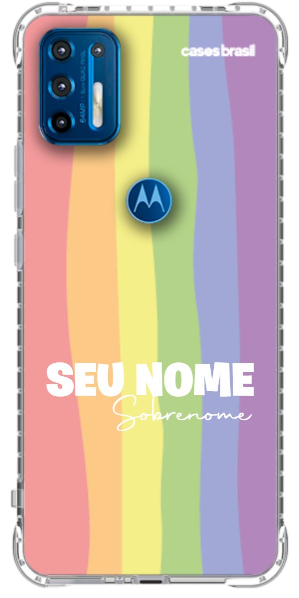 Capinha para Celular Arco-íris Vertical Sobrenome