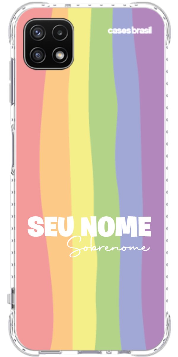 Capinha para Celular Arco-íris Vertical Sobrenome