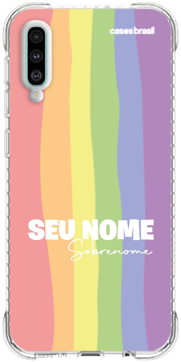 Capinha para Celular Arco-íris Vertical Sobrenome