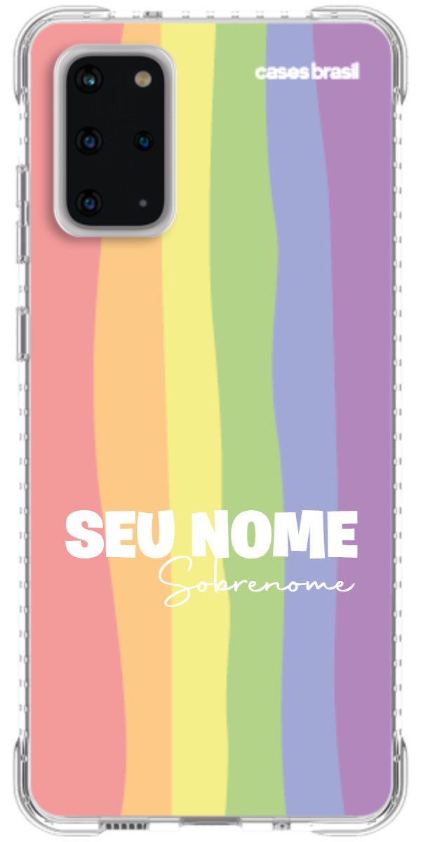 Capinha para Celular Arco-íris Vertical Sobrenome