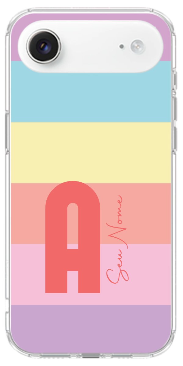 Capinha para Celular Arco-íris Cores Pastel