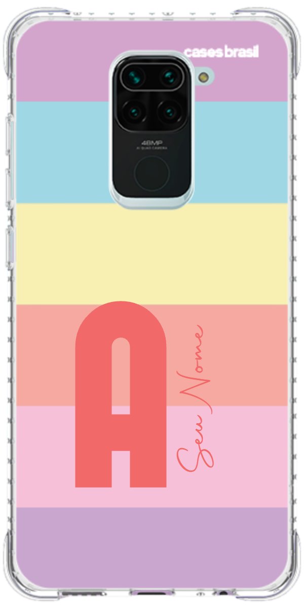 Capinha para Celular Arco-íris Cores Pastel