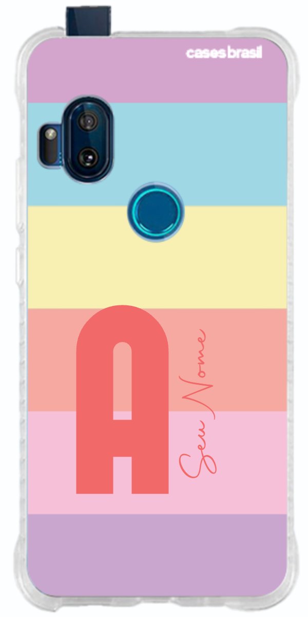 Capinha para Celular Arco-íris Cores Pastel