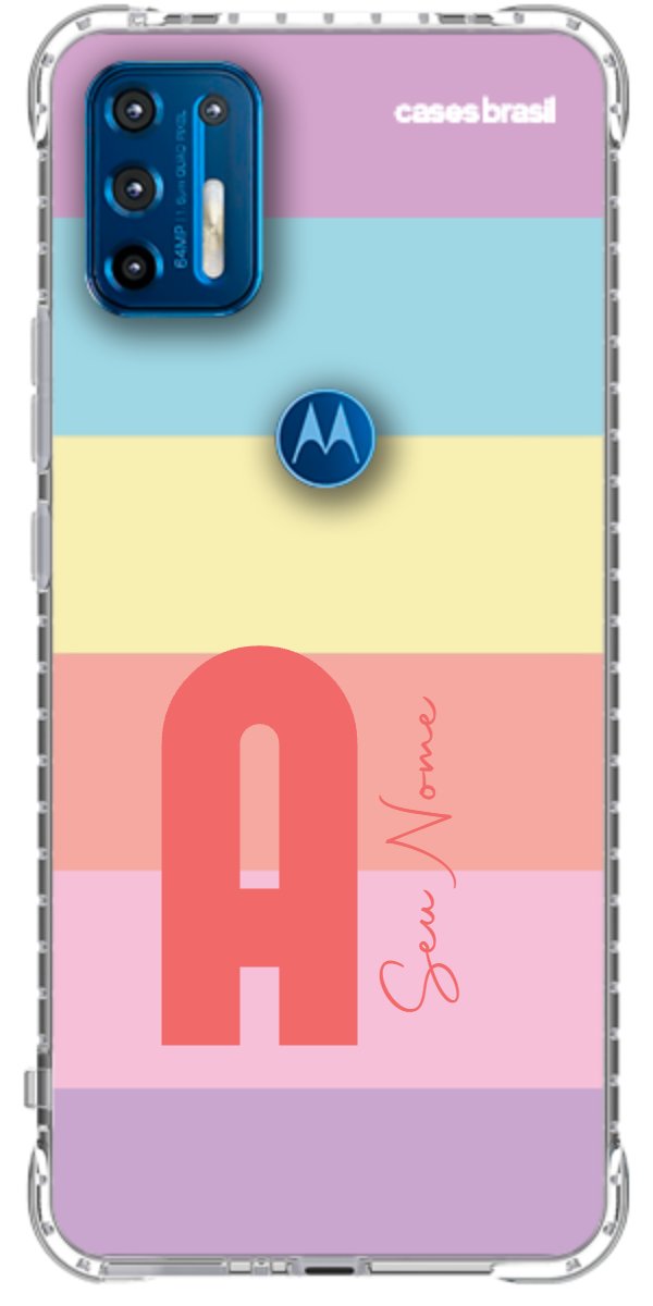 Capinha para Celular Arco-íris Cores Pastel