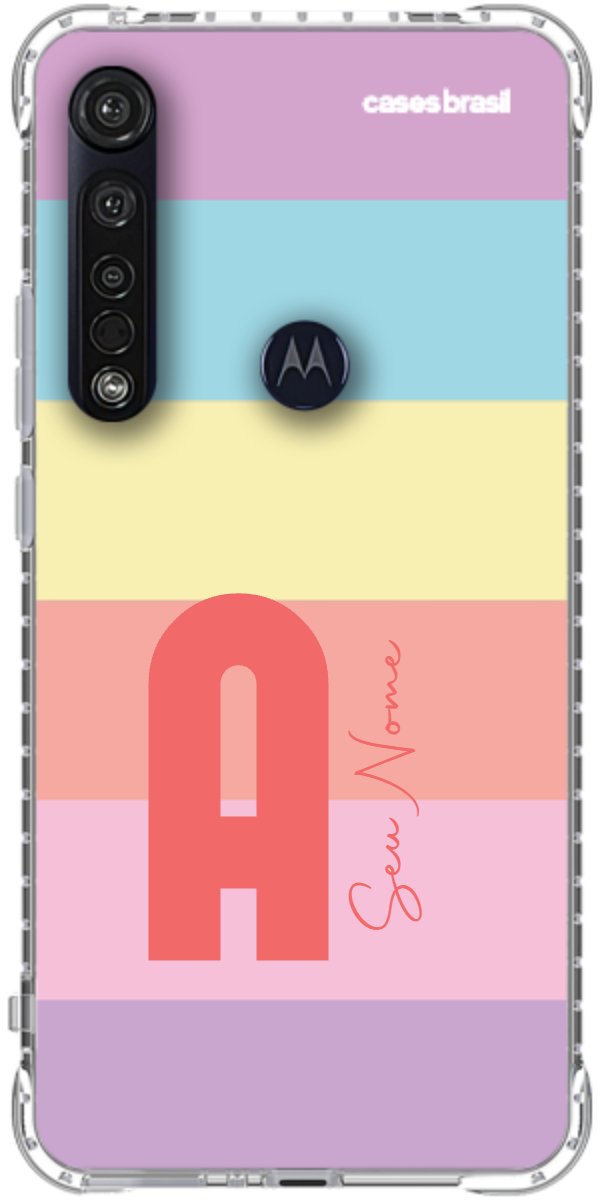 Capinha para Celular Arco-íris Cores Pastel