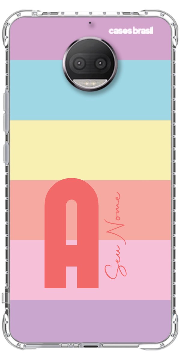 Capinha para Celular Arco-íris Cores Pastel
