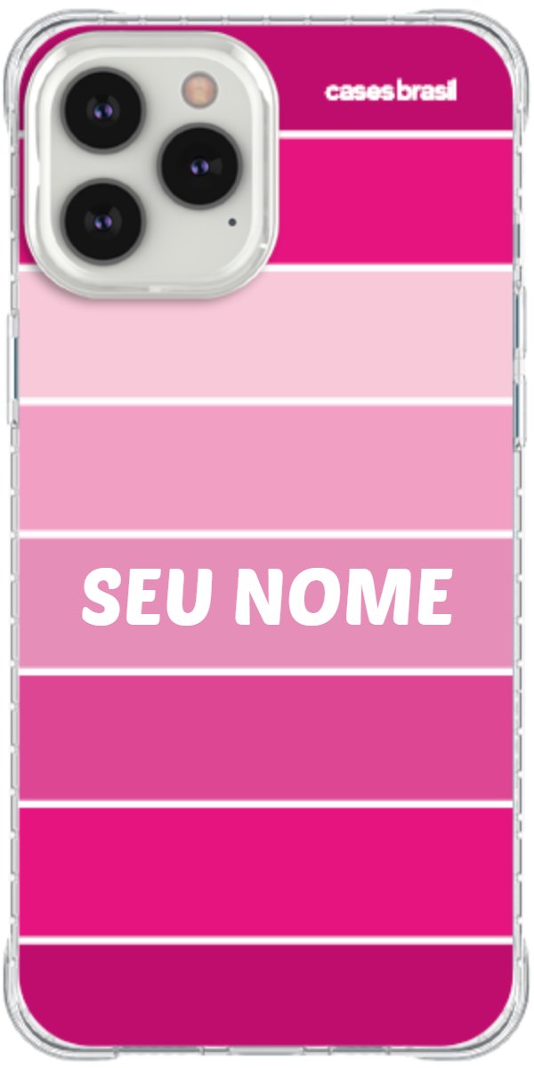 Capinha para Celular Faixas Tons de Rosas