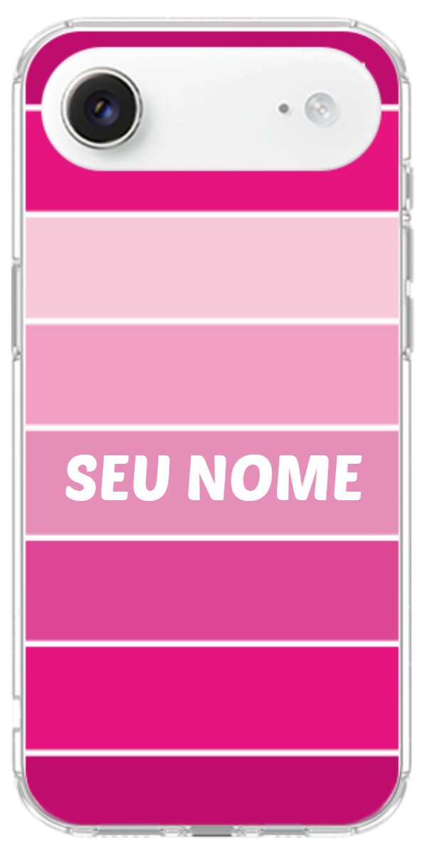 Capinha para Celular Faixas Tons de Rosas