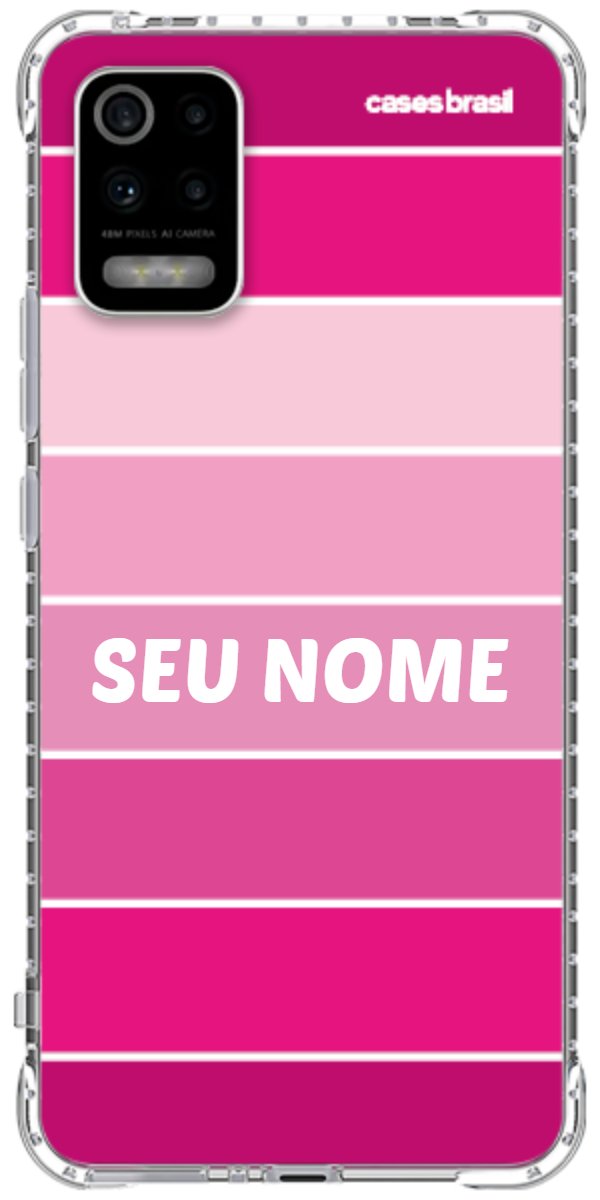 Capinha para Celular Faixas Tons de Rosas