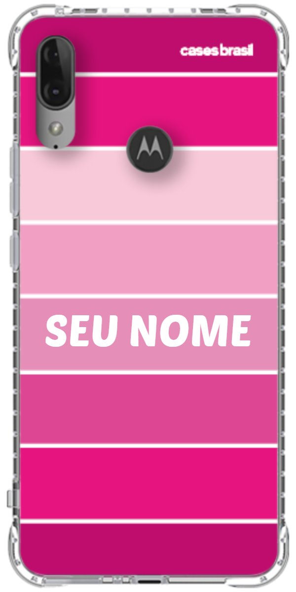 Capinha para Celular Faixas Tons de Rosas