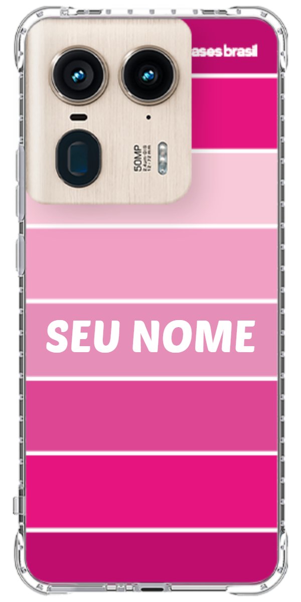 Capinha para Celular Faixas Tons de Rosas