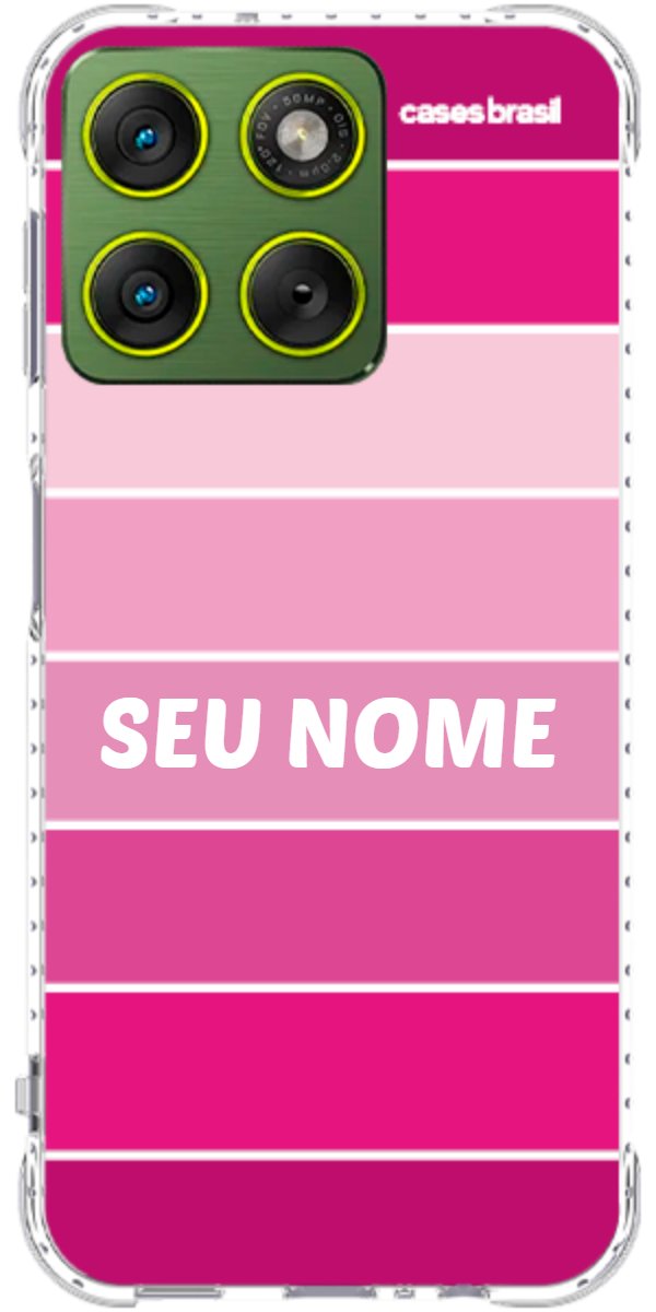 Capinha para Celular Faixas Tons de Rosas