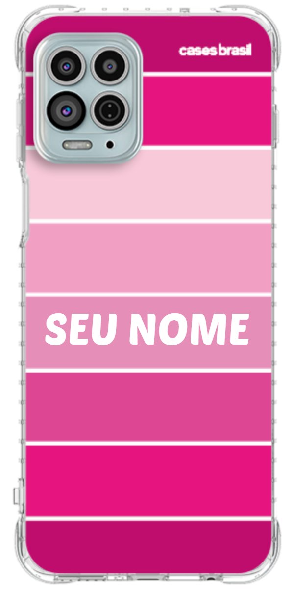 Capinha para Celular Faixas Tons de Rosas