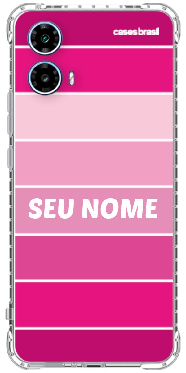 Capinha para Celular Faixas Tons de Rosas