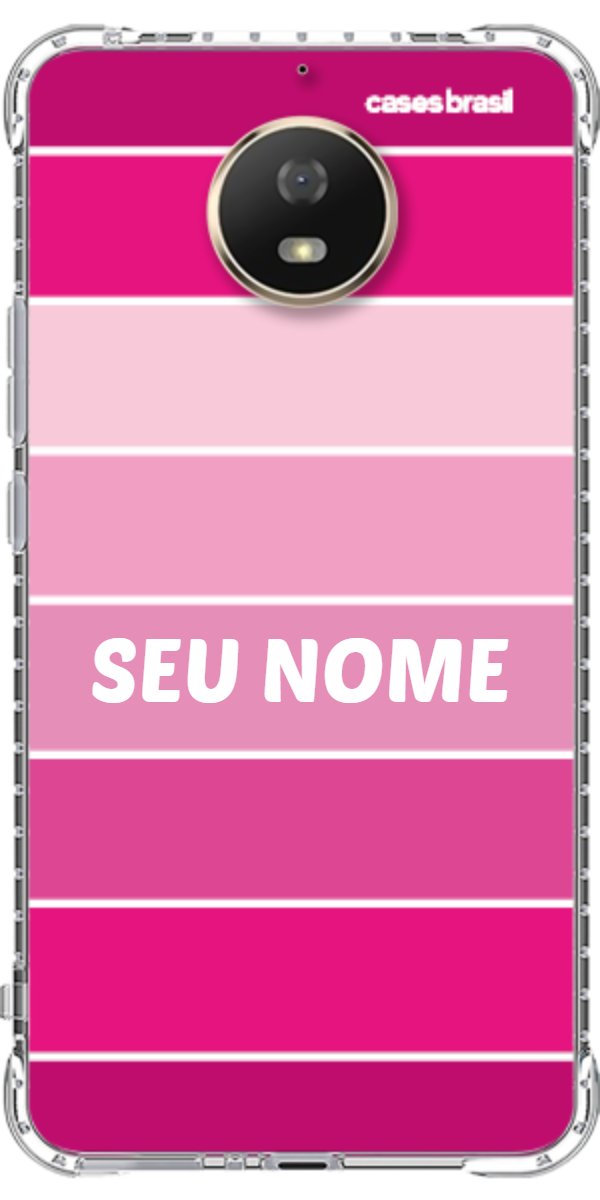 Capinha para Celular Faixas Tons de Rosas