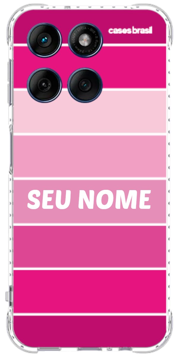 Capinha para Celular Faixas Tons de Rosas