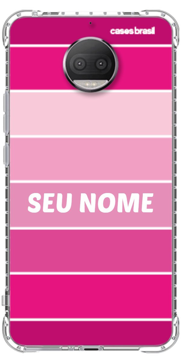 Capinha para Celular Faixas Tons de Rosas