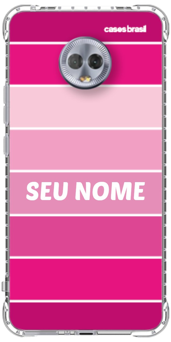 Capinha para Celular Faixas Tons de Rosas