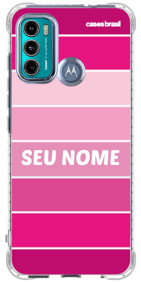 Capinha para Celular Faixas Tons de Rosas