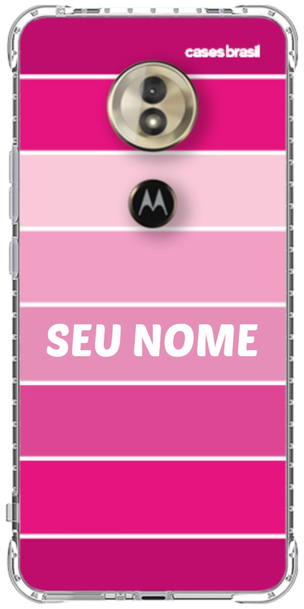 Capinha para Celular Faixas Tons de Rosas