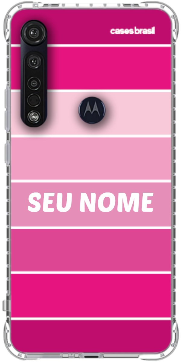 Capinha para Celular Faixas Tons de Rosas