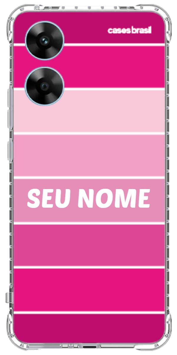 Capinha para Celular Faixas Tons de Rosas