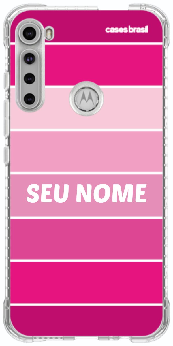 Capinha para Celular Faixas Tons de Rosas
