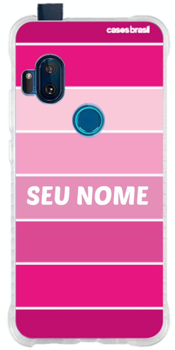 Capinha para Celular Faixas Tons de Rosas