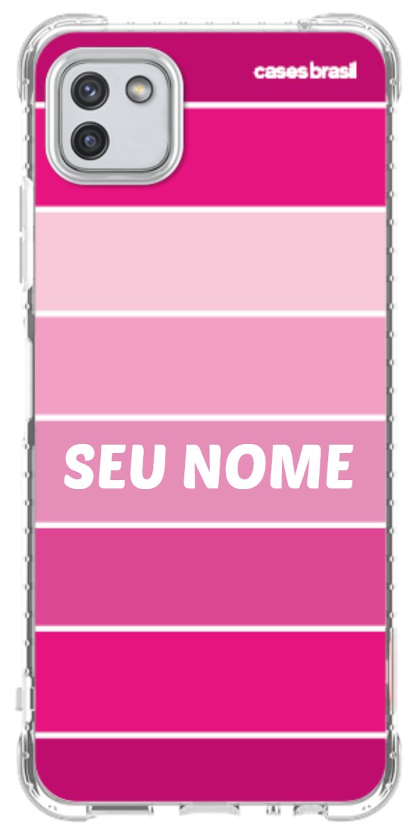 Capinha para Celular Faixas Tons de Rosas