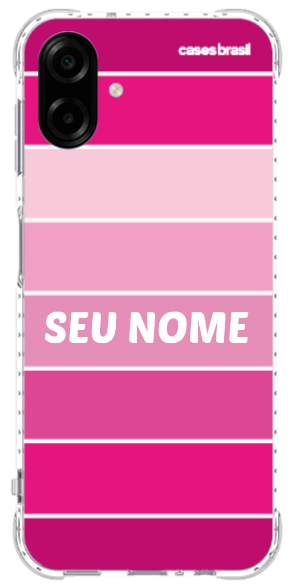 Capinha para Celular Faixas Tons de Rosas