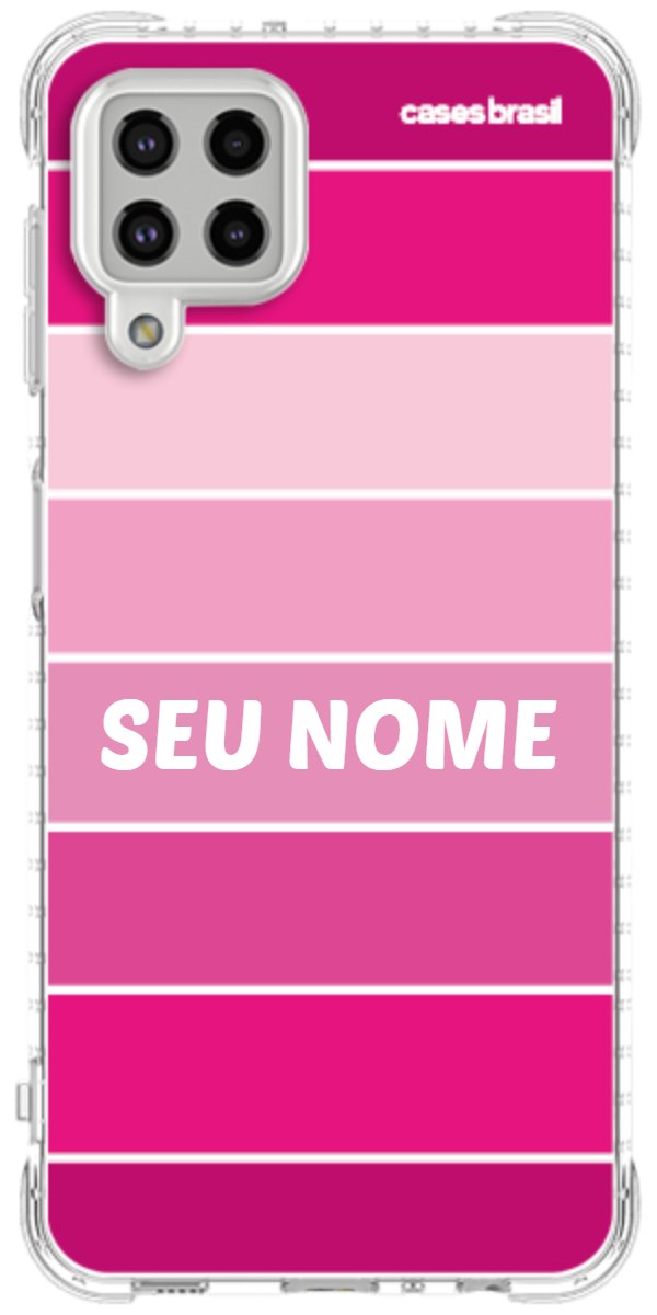 Capinha para Celular Faixas Tons de Rosas