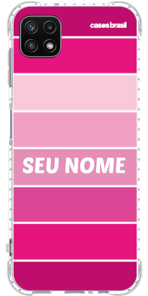 Capinha para Celular Faixas Tons de Rosas