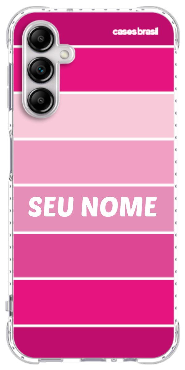 Capinha para Celular Faixas Tons de Rosas