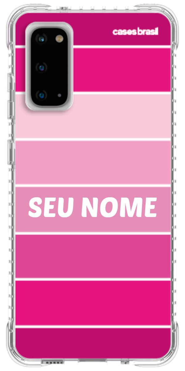 Capinha para Celular Faixas Tons de Rosas