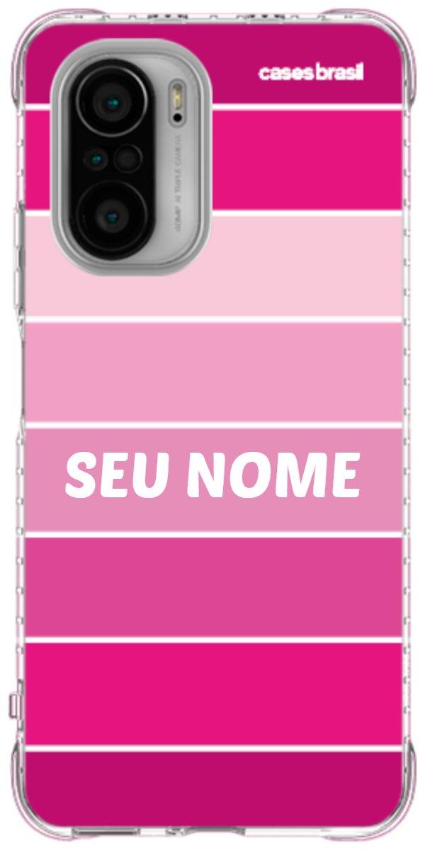 Capinha para Celular Faixas Tons de Rosas