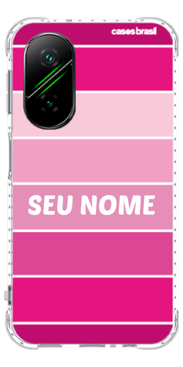 Capinha para Celular Faixas Tons de Rosas
