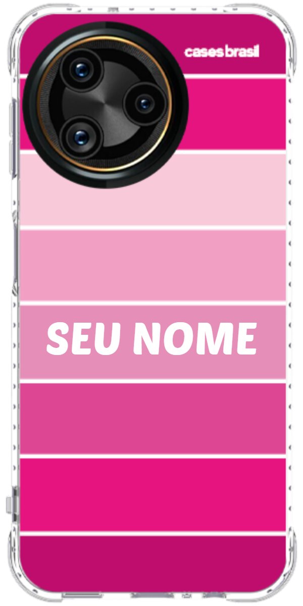 Capinha para Celular Faixas Tons de Rosas