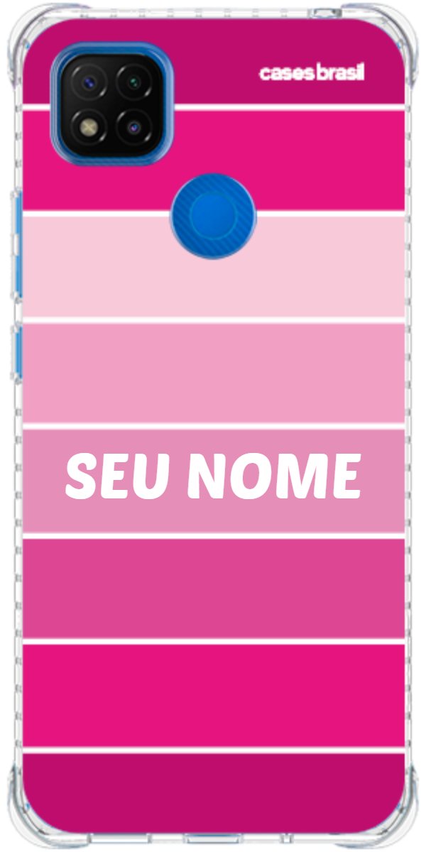 Capinha para Celular Faixas Tons de Rosas