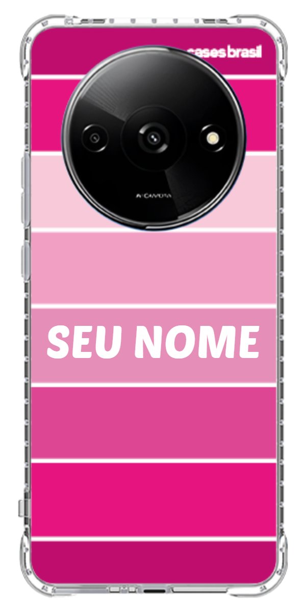 Capinha para Celular Faixas Tons de Rosas