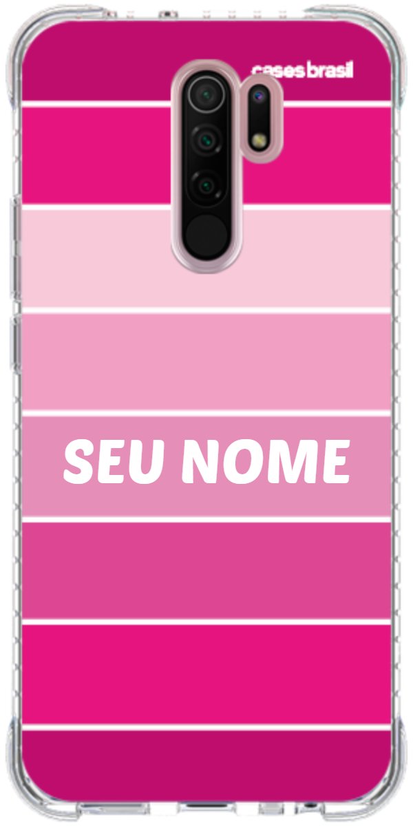 Capinha para Celular Faixas Tons de Rosas