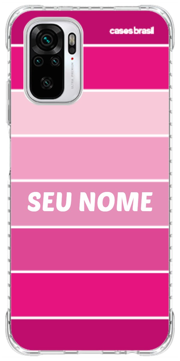 Capinha para Celular Faixas Tons de Rosas