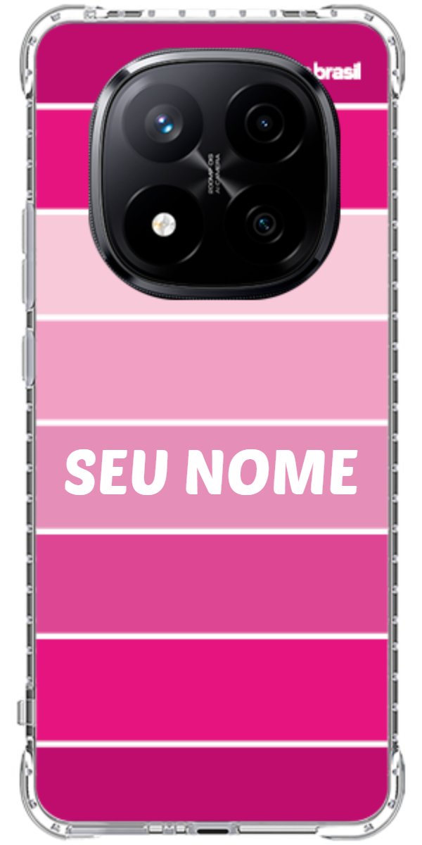 Capinha para Celular Faixas Tons de Rosas